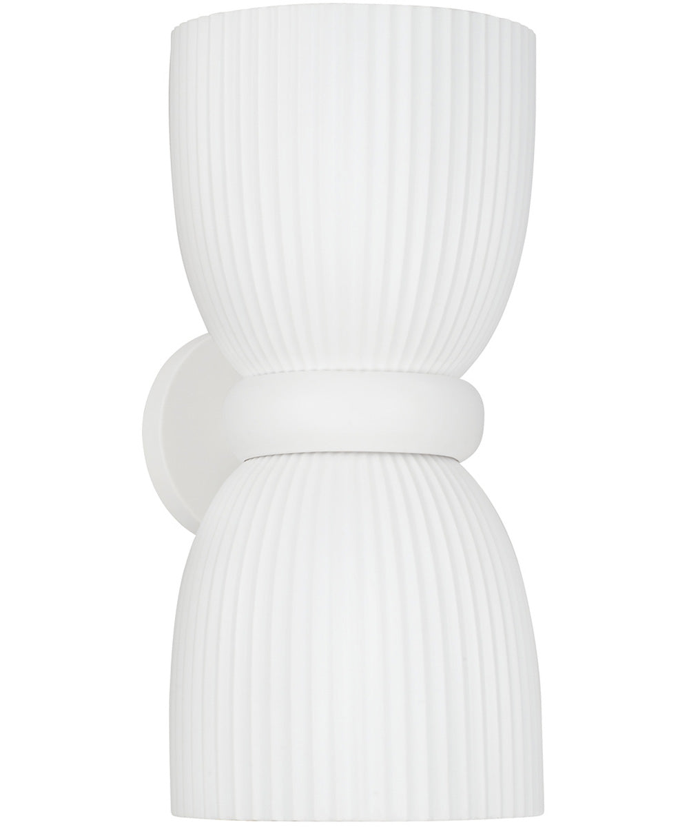 Mallory 2-Light Sconce Ceramic White