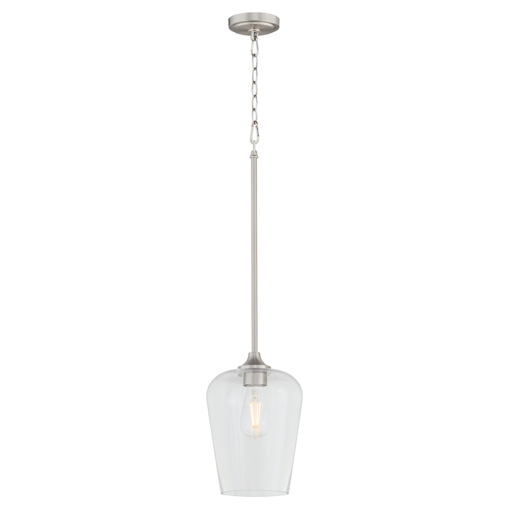 Raymond 1-light Pendant Satin Nickel