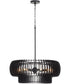 Harrelson 6-light Pendant Matte Black