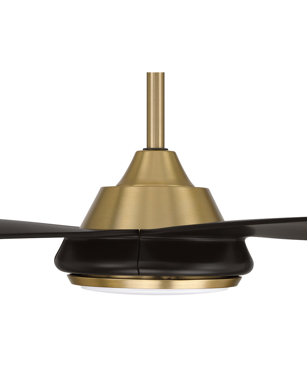Frye 52" 5-Blade Indoor ceiling Fan 1-Light Fan Satin Brass
