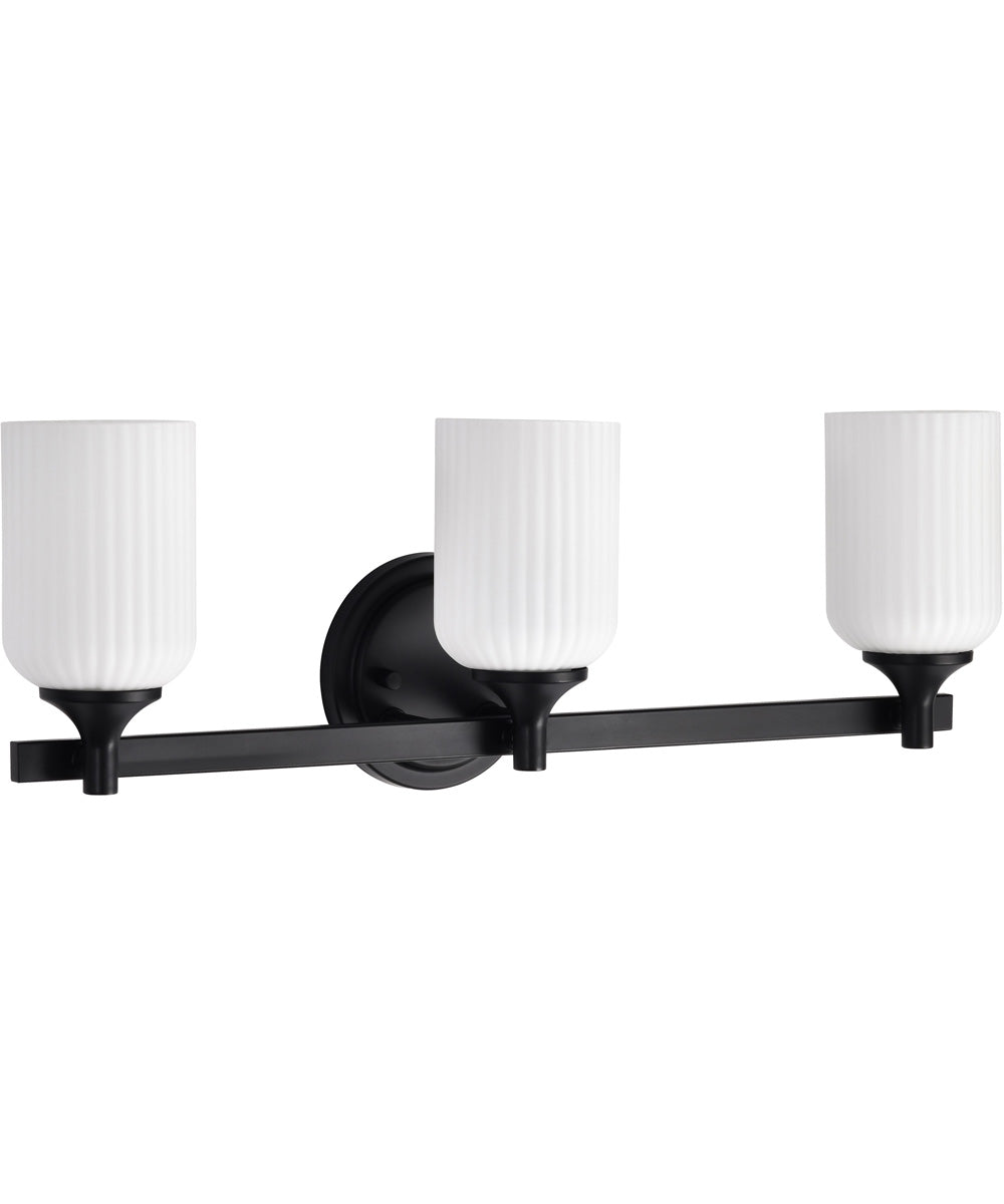 Solara 3-Light Vanity & Wall Matte Black