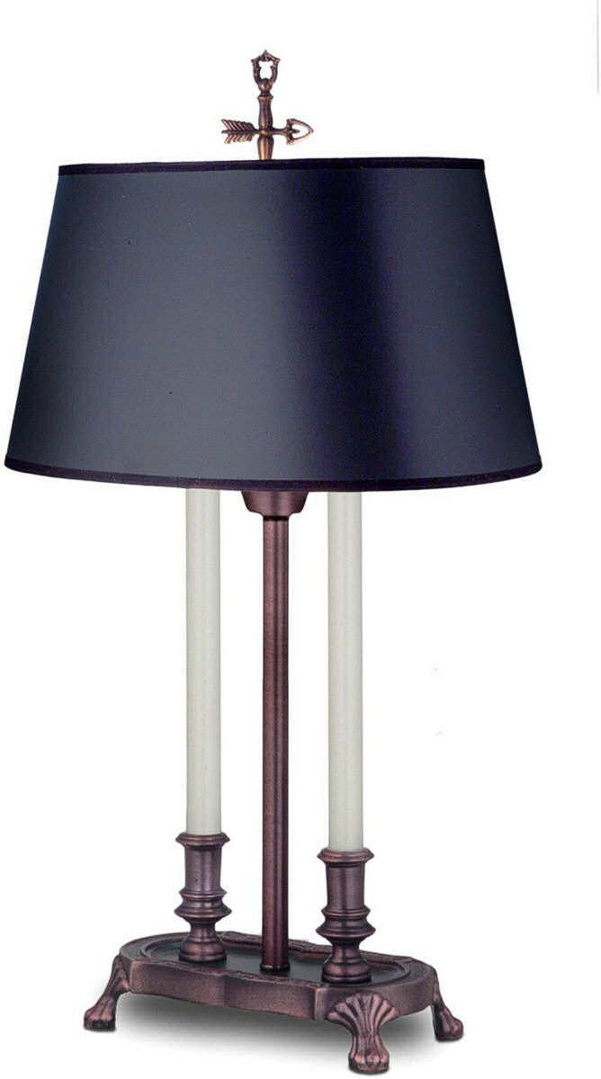 28"H 3-Way Desk Lamp Antique Old Bronze