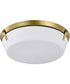 Rowen 4-Light Close-to-Ceiling Natural Brass