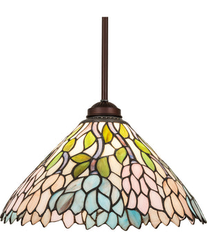 14" Wide Wisteria Pendant