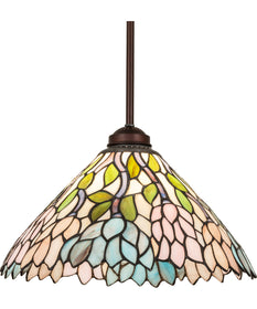 14" Wide Wisteria Pendant
