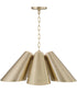 Leo 6-Light Pendant Matte Brass