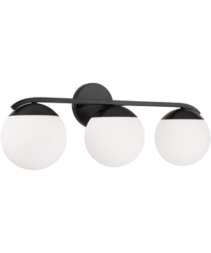 Oliver 3-Light Vanity Matte Black