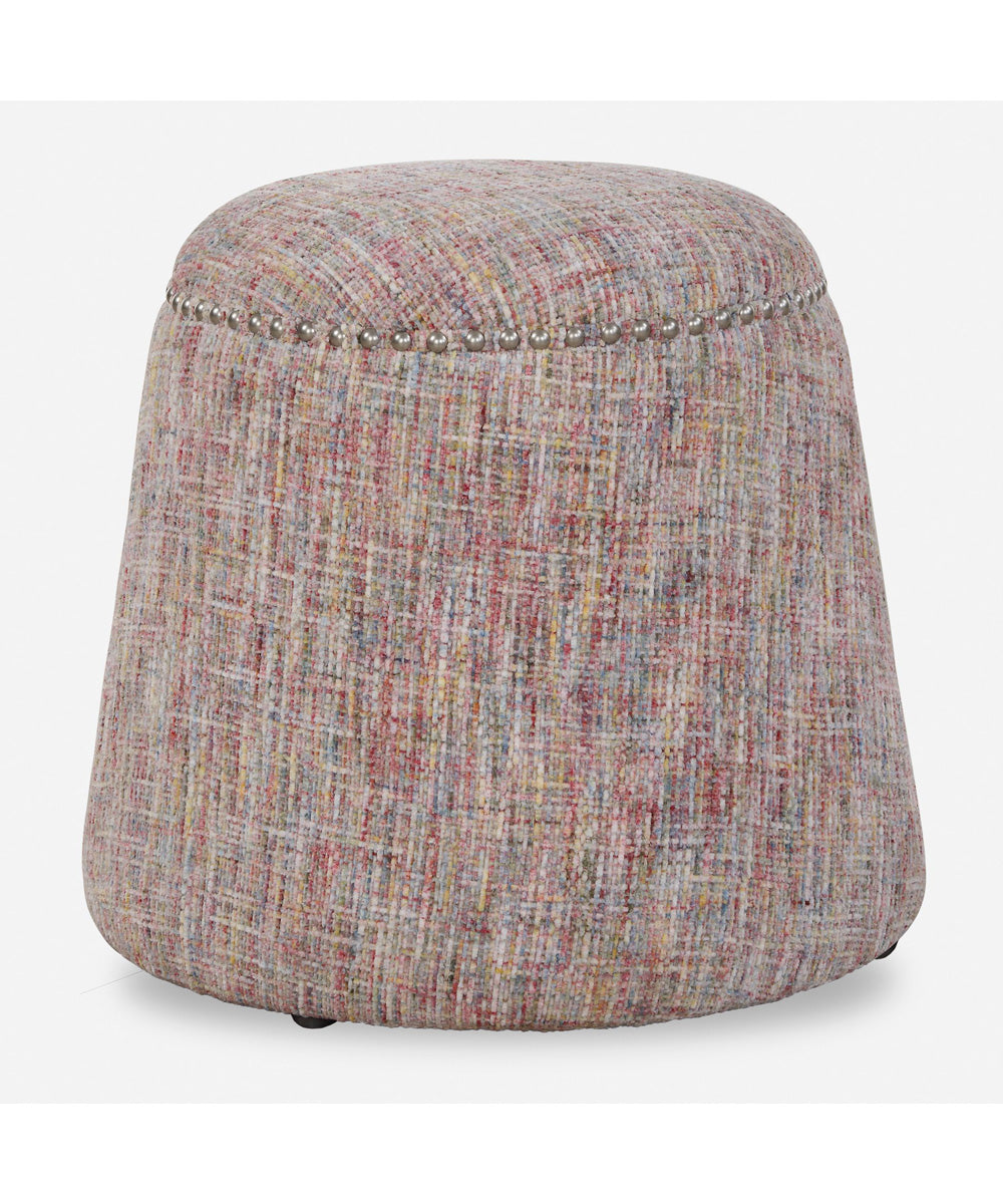 Gumdrop Confetti Chenille Ottoman