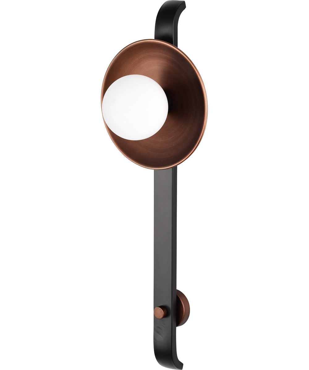 Colby 1-Light Vanity & Wall Matte Black