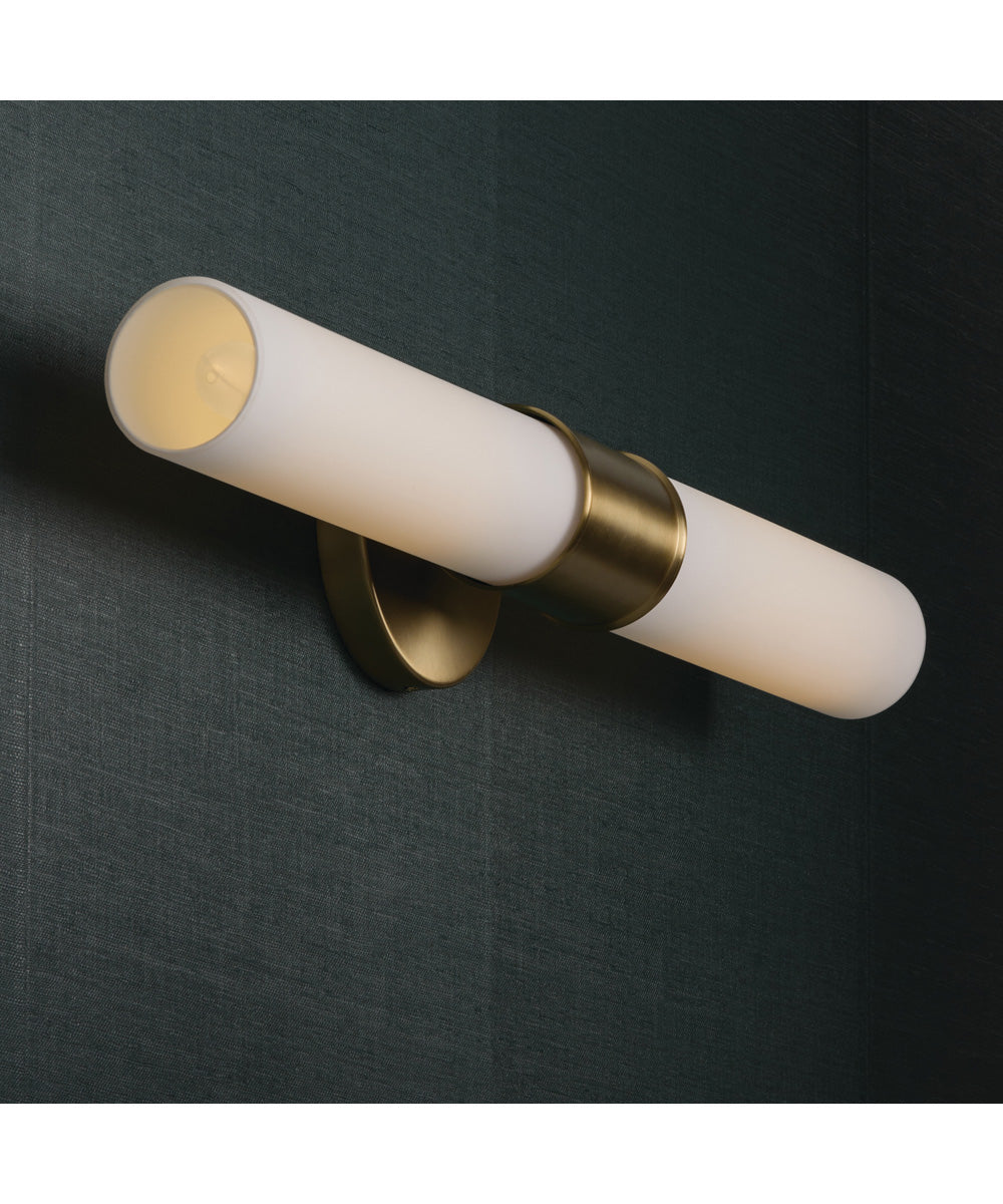 Parson 2-Light Sconce Matte Brass