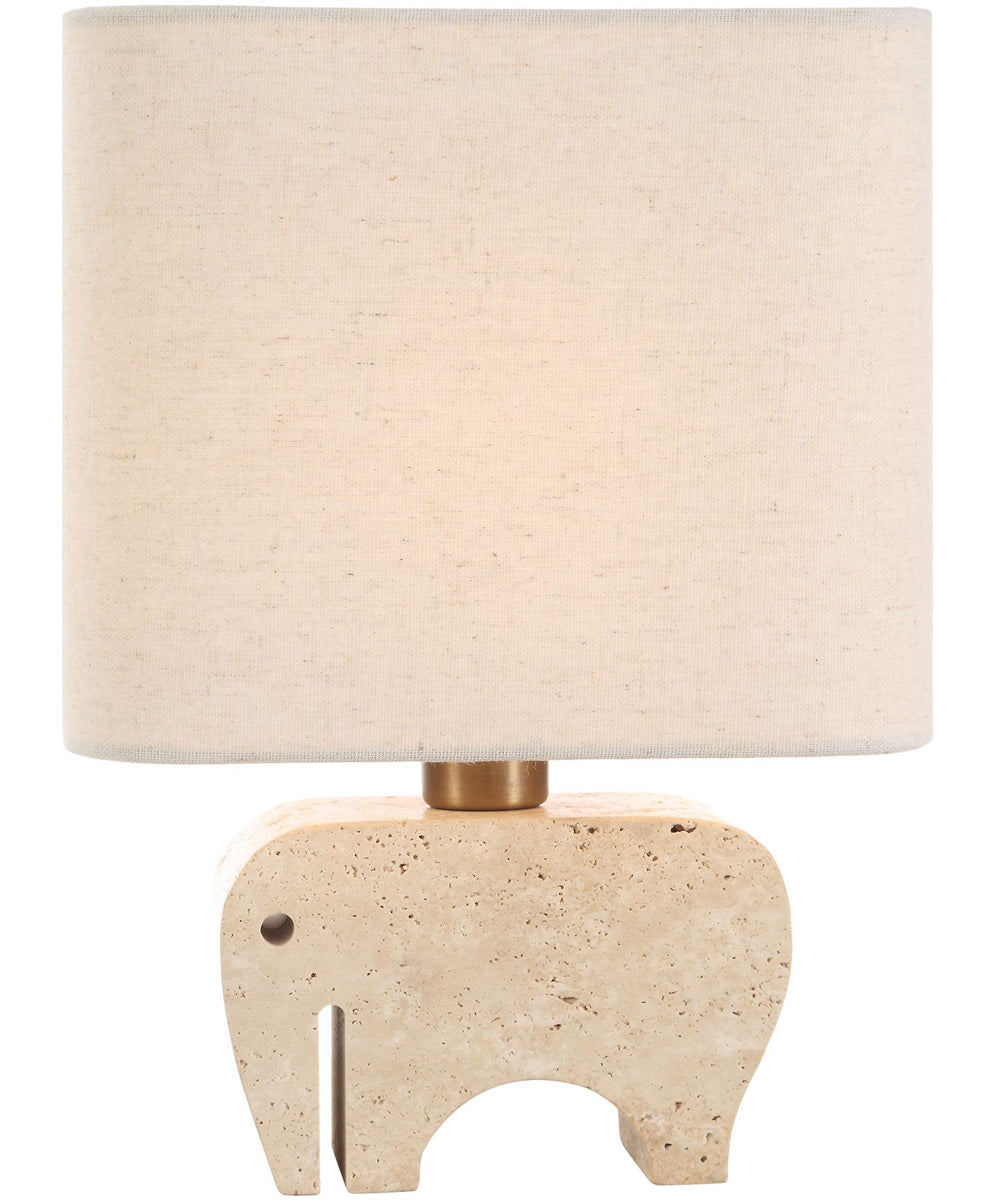Tusk Travertine Accent Lamp
