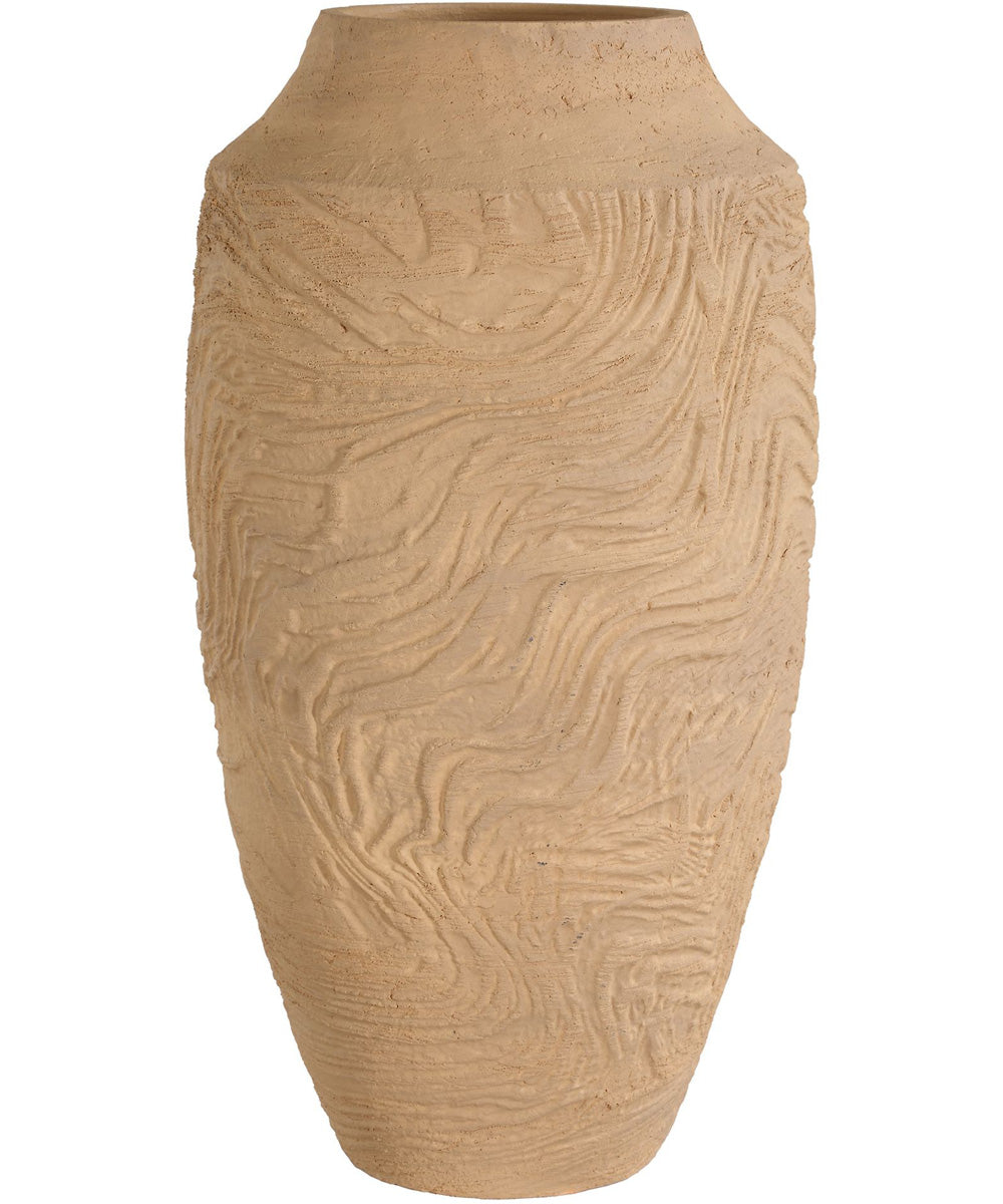 Sandstone Flow Large Terracotta Vase