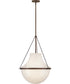 Collins 1-Light Large Pendant in Heritage Bronze