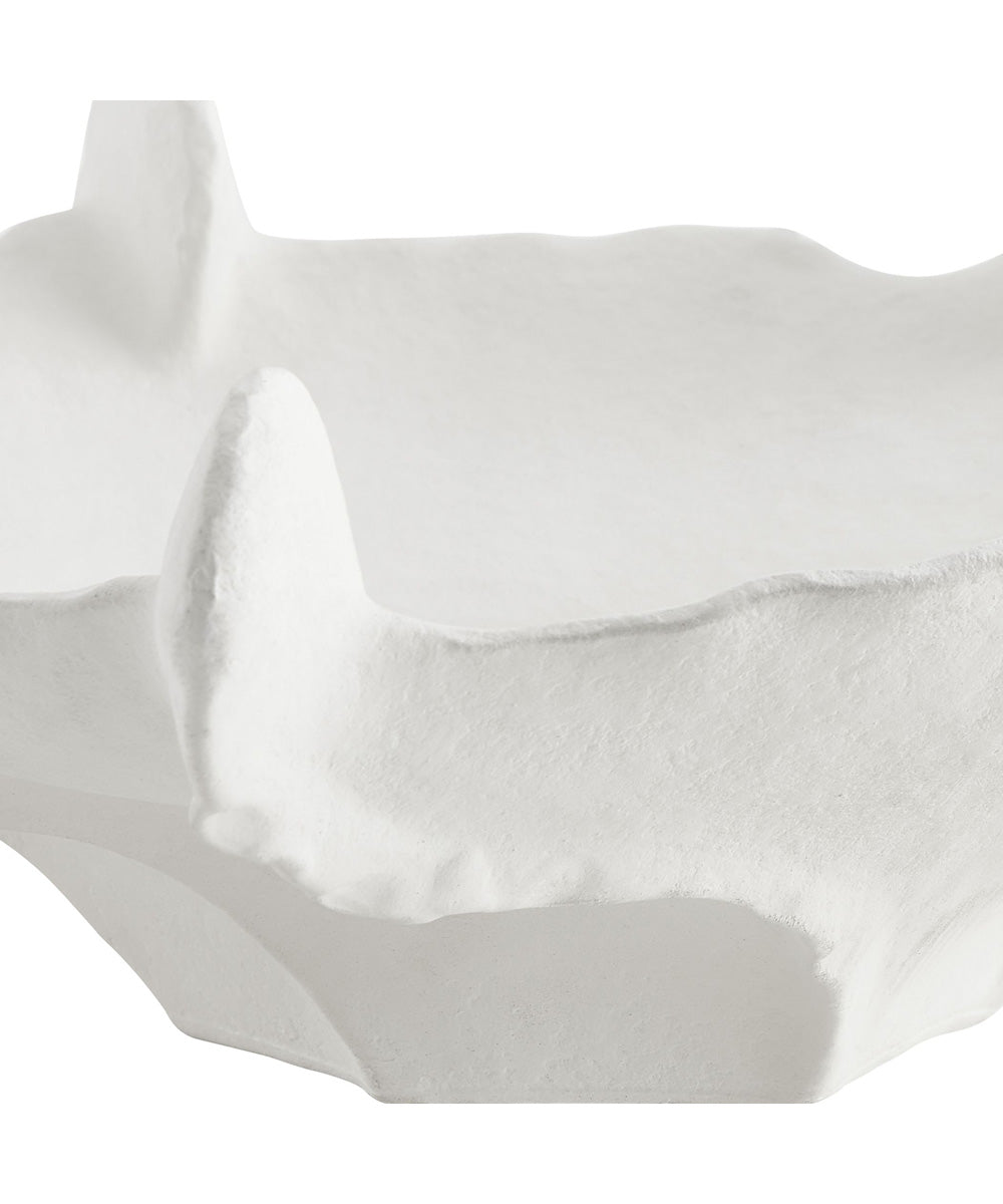 Coral Mirage White Outdoor Bowl