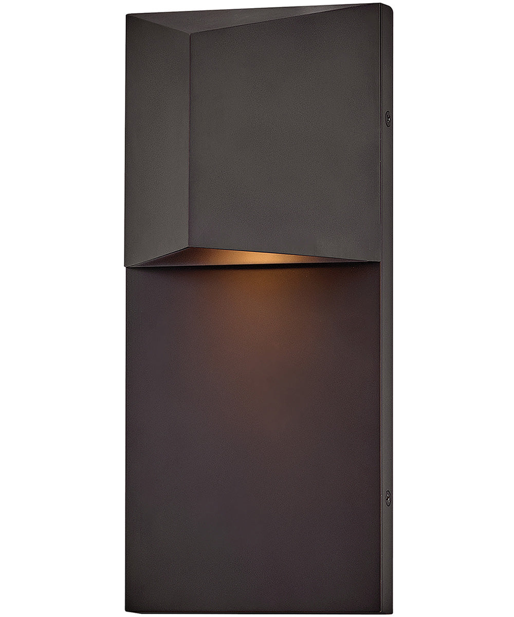 Treva 1-Light Small Wall Mount Lantern in Dark Oxidized Brass