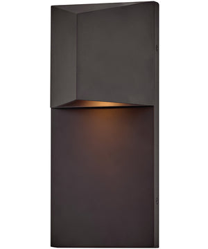 Treva 1-Light Small Wall Mount Lantern in Dark Oxidized Brass