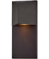 Treva 1-Light Small Wall Mount Lantern in Dark Oxidized Brass