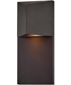 Treva 1-Light Small Wall Mount Lantern in Dark Oxidized Brass