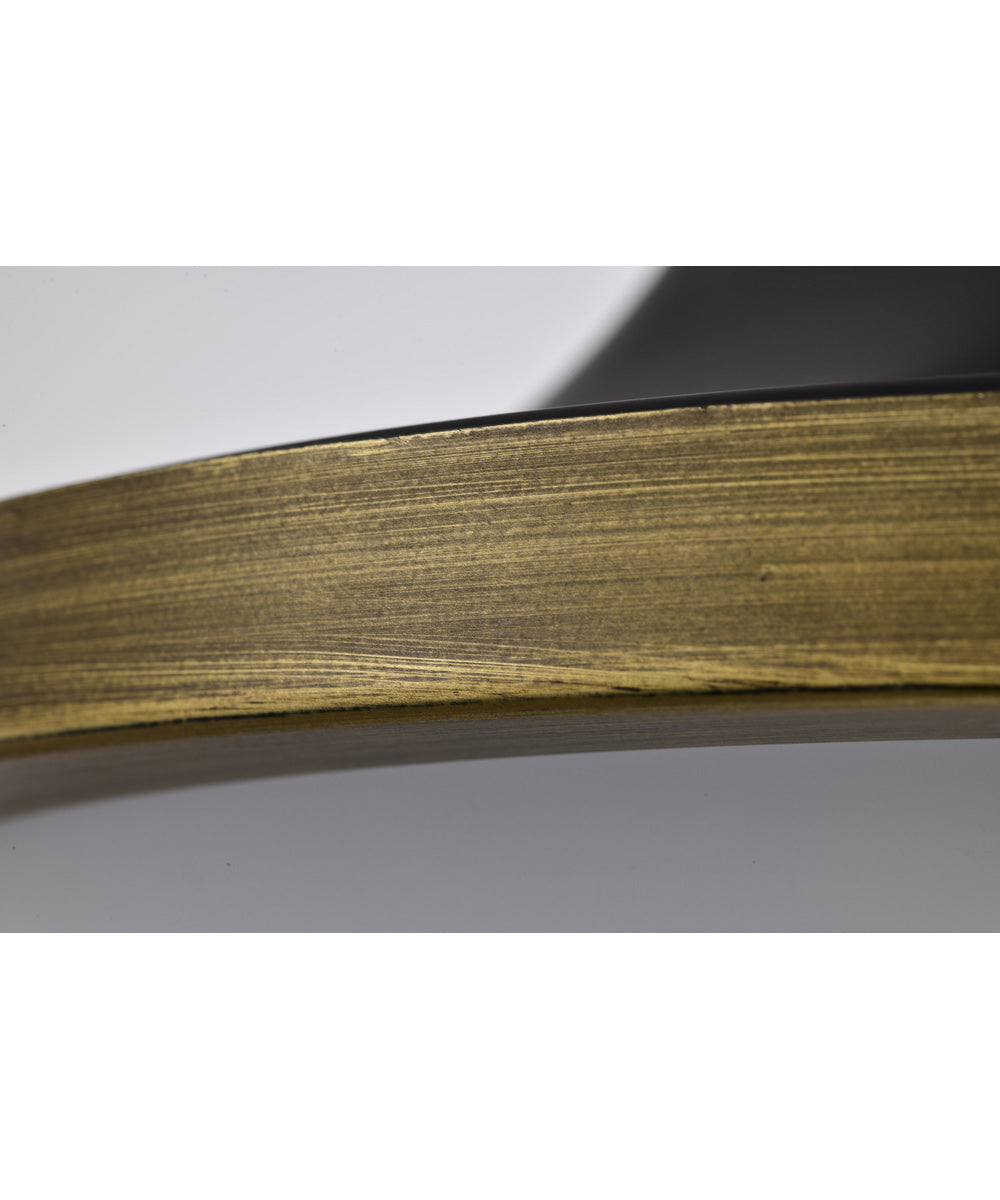 Lafayette 3-Light Close-to-Ceiling Matte Black