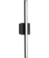 Phase 4 24 in. Medium Modern Integrated 3CCT Integrated LED Linear Vanity Light Matte Black