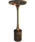 Karnes Dark Marble Drink Table