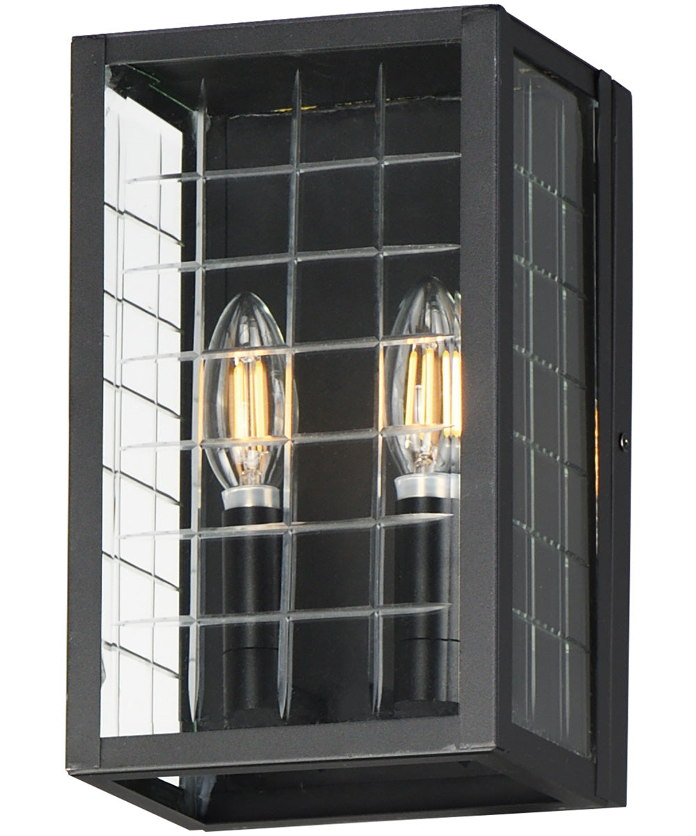 Magnus 2-Light Pocket Sconce Black