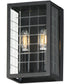 Magnus 2-Light Pocket Sconce Black