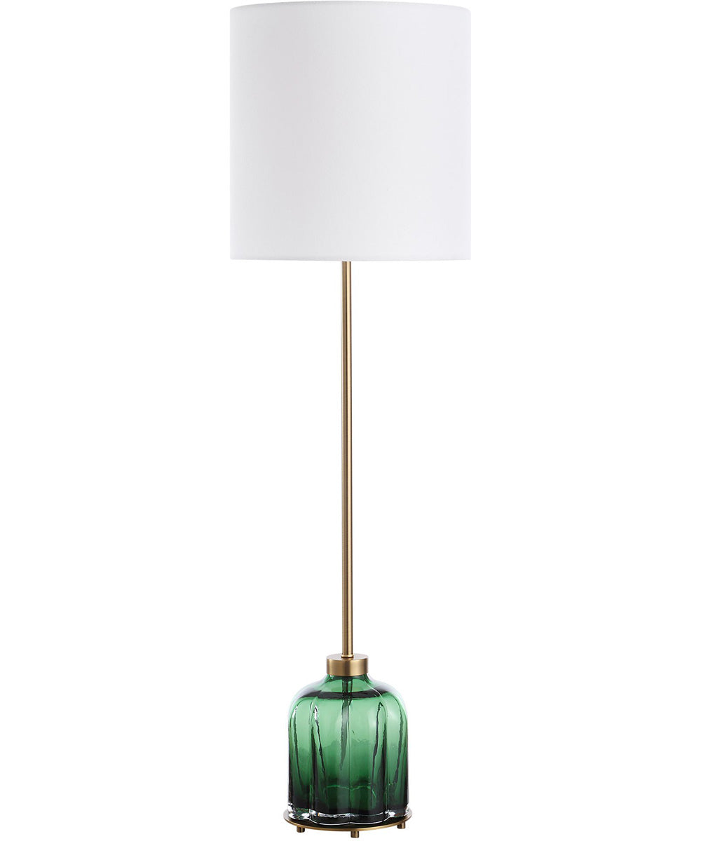 Lois Green Glass Buffet Lamp