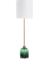 Lois Green Glass Buffet Lamp