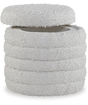 Duntler Storage Ottoman Ivory