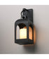 Marrakech 1-Light Wall Sconce Small Black