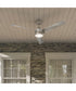 Rizo 52-in. 3-Blade Modern Ceiling Fan Brushed Nickel