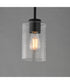 Livingston Single Pendant Black