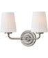 McKenna 2-Light Small Two Light Vanity in Antique Nickel