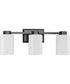 Estrada 3-Light Contemporary Bath & Vanity Light Matte Black