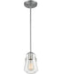 5"W Skybridge 1-Light Pendant Brushed Nickel