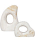 Stone Flow Outdoor Sculptures Set of 2