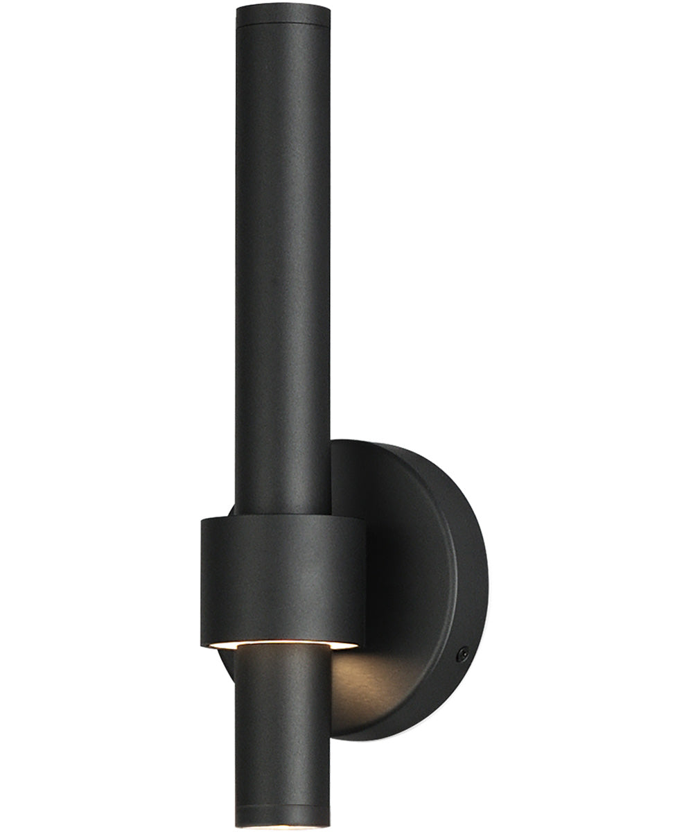 Reveal 14 inch LED Outdoor Wall Sconce Black