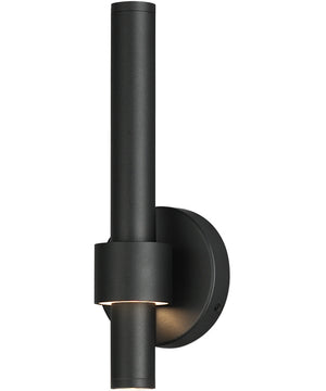 Reveal 14 inch LED Outdoor Wall Sconce Black