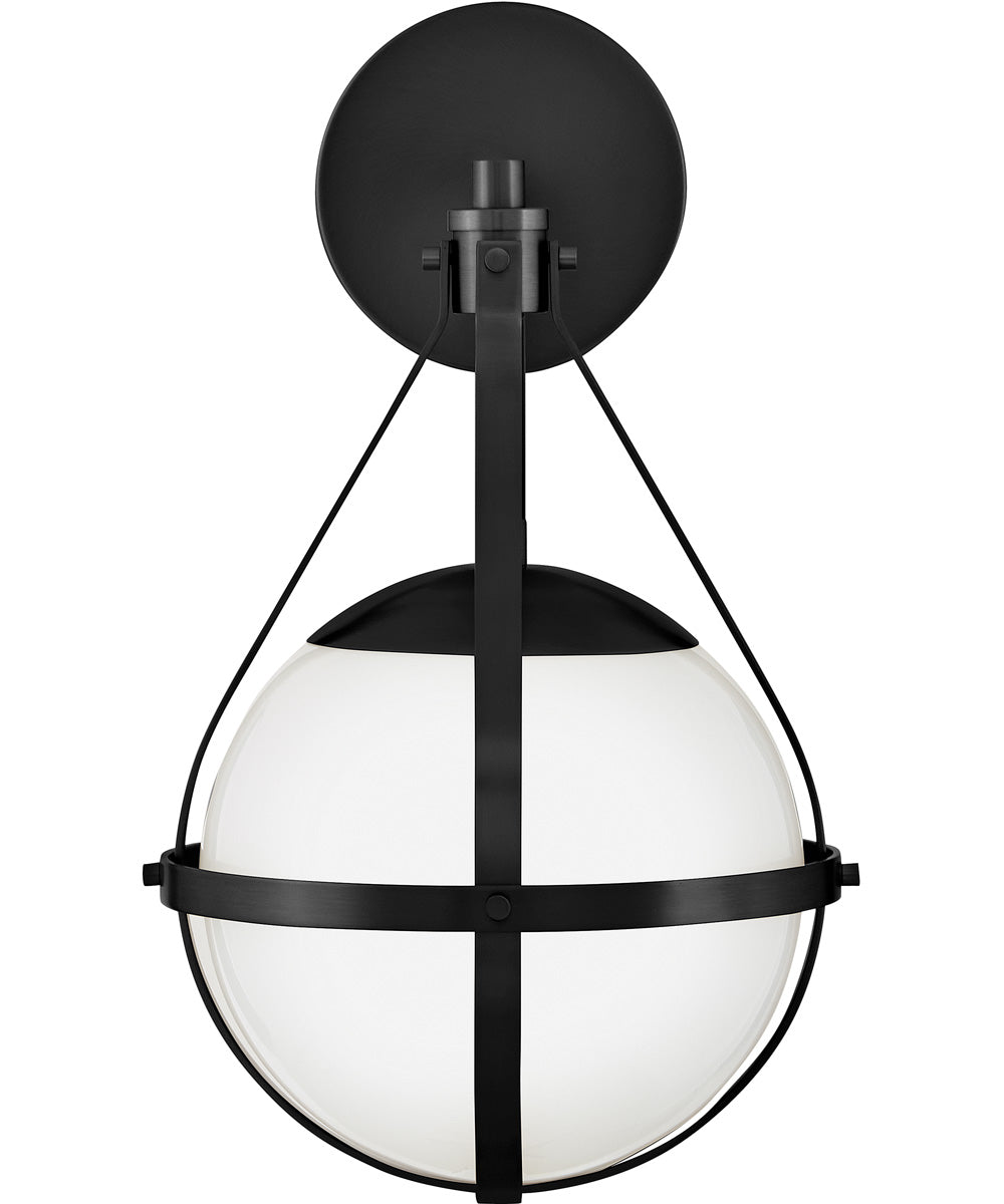 Colby 1-Light Small Single Light Sconce in Black