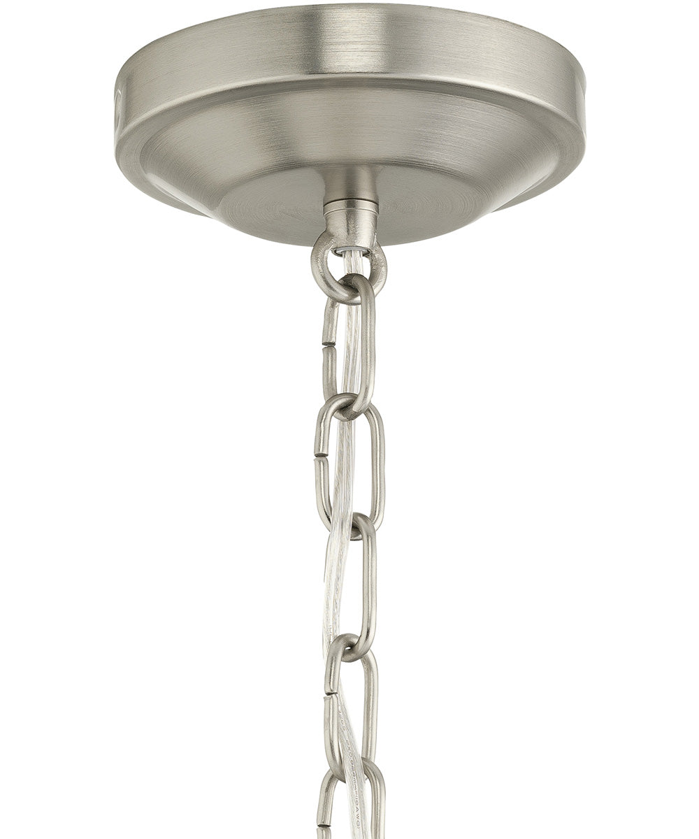 Lieon 2-Light Convertible Pendant Brushed Nickel