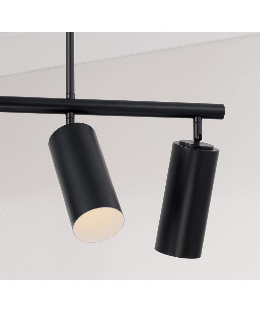 Robbie 5 -Light-Linear Chandelier Matte Black