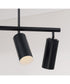 Robbie 5 -Light-Linear Chandelier Matte Black