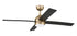 Kelsey 52" 4-blade Indoor Ceiling Fan 1-Light Fan Satin Brass
