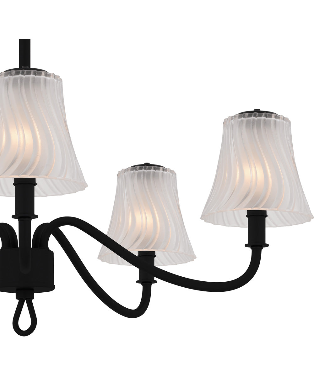 McKinney 5-light Chandelier Matte Black