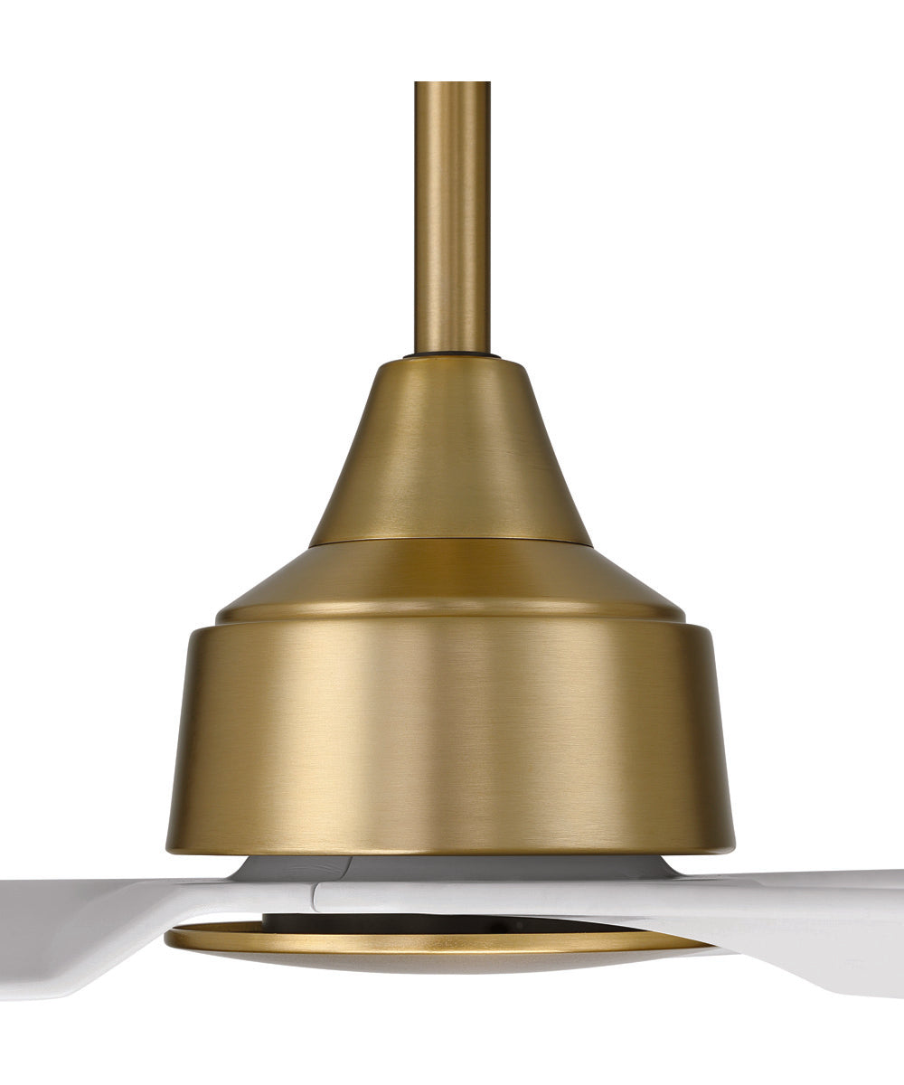 Charming 52" 3-Blade Indoor Ceiling Fan Fan Satin Brass