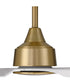 Charming 52" 3-Blade Indoor Ceiling Fan Fan Satin Brass