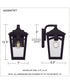Jaxon 1-light Outdoor Wall Light Western Bronze