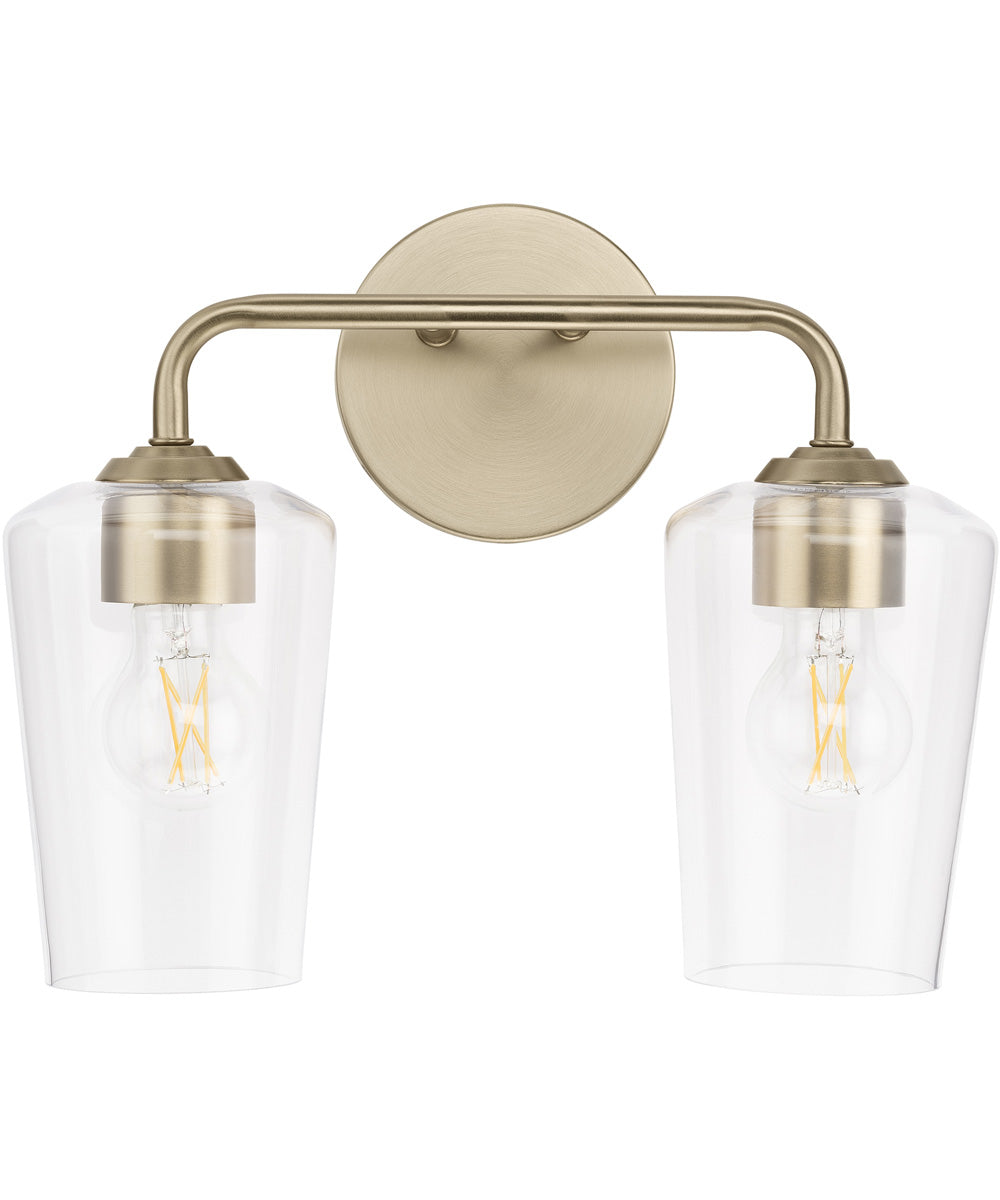 Celino 2-Light Bath & Vanity Champagne Bronze