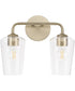Celino 2-Light Bath & Vanity Champagne Bronze